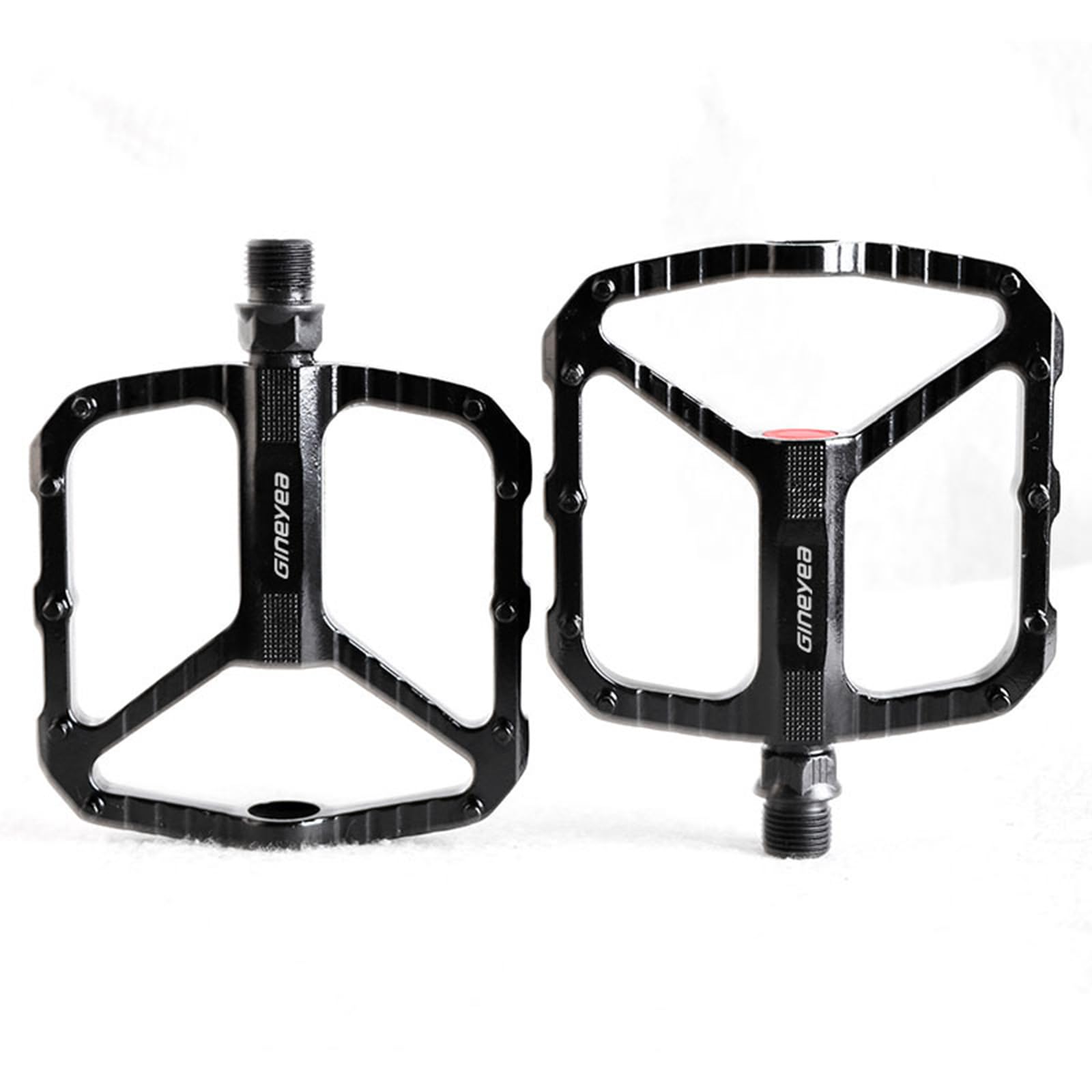 GZjiyu Pédales Vélo Alliage Aluminium Argenté - Avec Clés, Antidérapantes Pour VTT, Route Et Ville