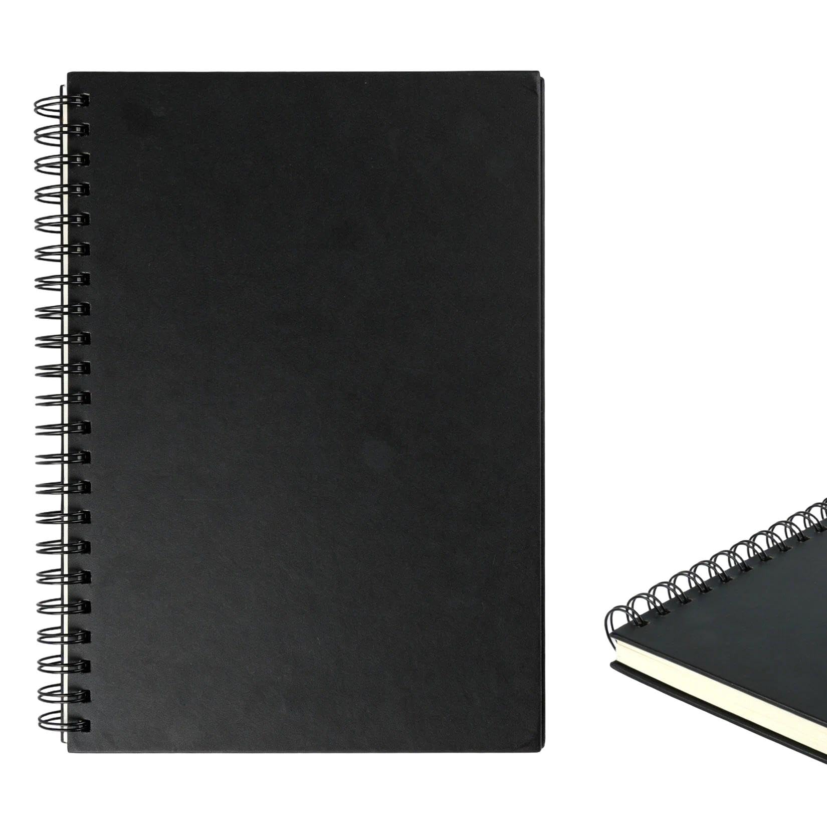A4 Sketch Books, A4 Sketch Pads, 160gsm Drawing Pads, Spiral Bound Art Sketches Paper with Hard Back Cover, 120 Pages Acid Free Drawing Paper Sketchbook