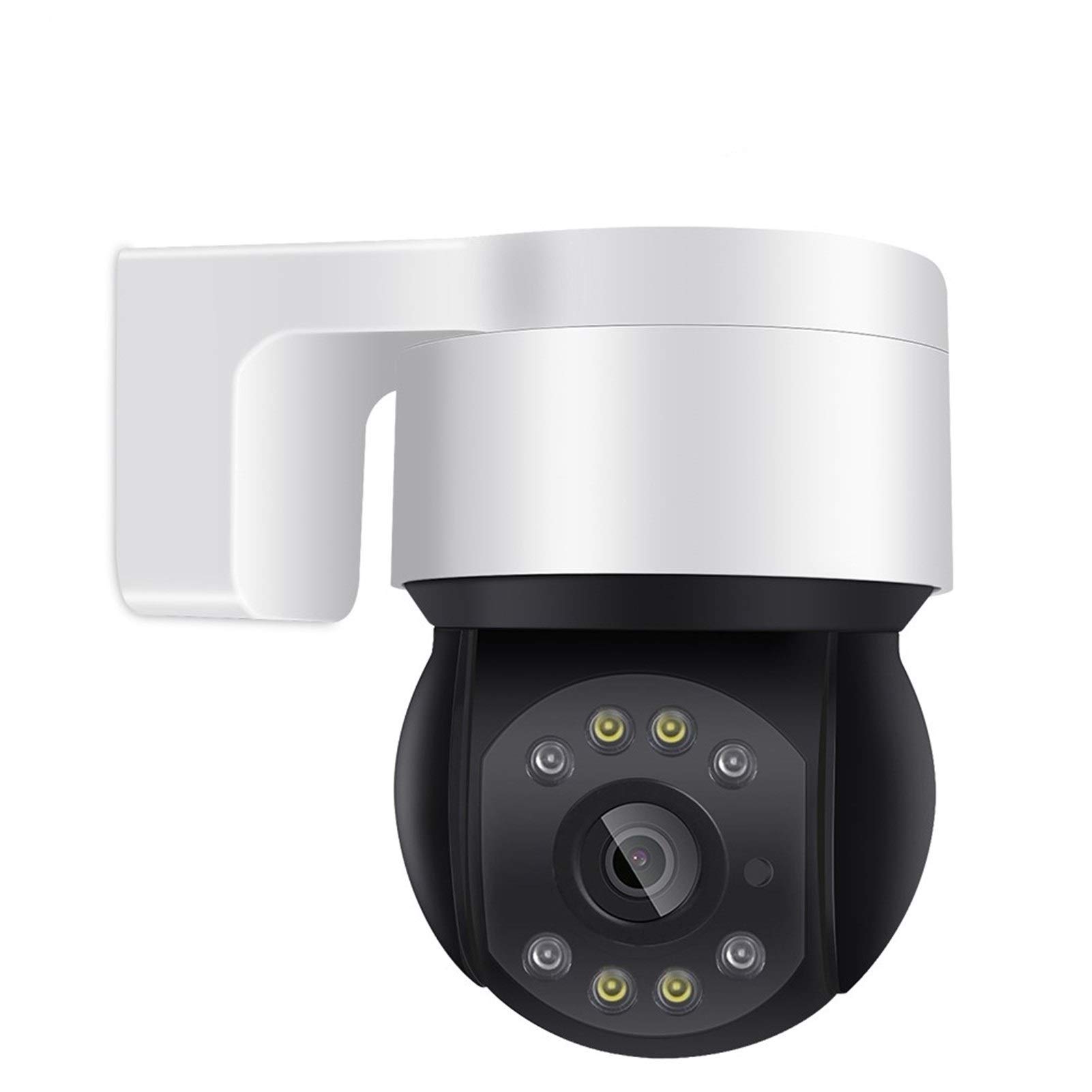 1080P PTZ Camera PoE IP Camera Outdoor 2MP 4X Digital Zoom Two Way Audio AI Human Detection Alarm Speed Dome Camera SD Card Slot (Sensor Size : 1080P NO SD Card)