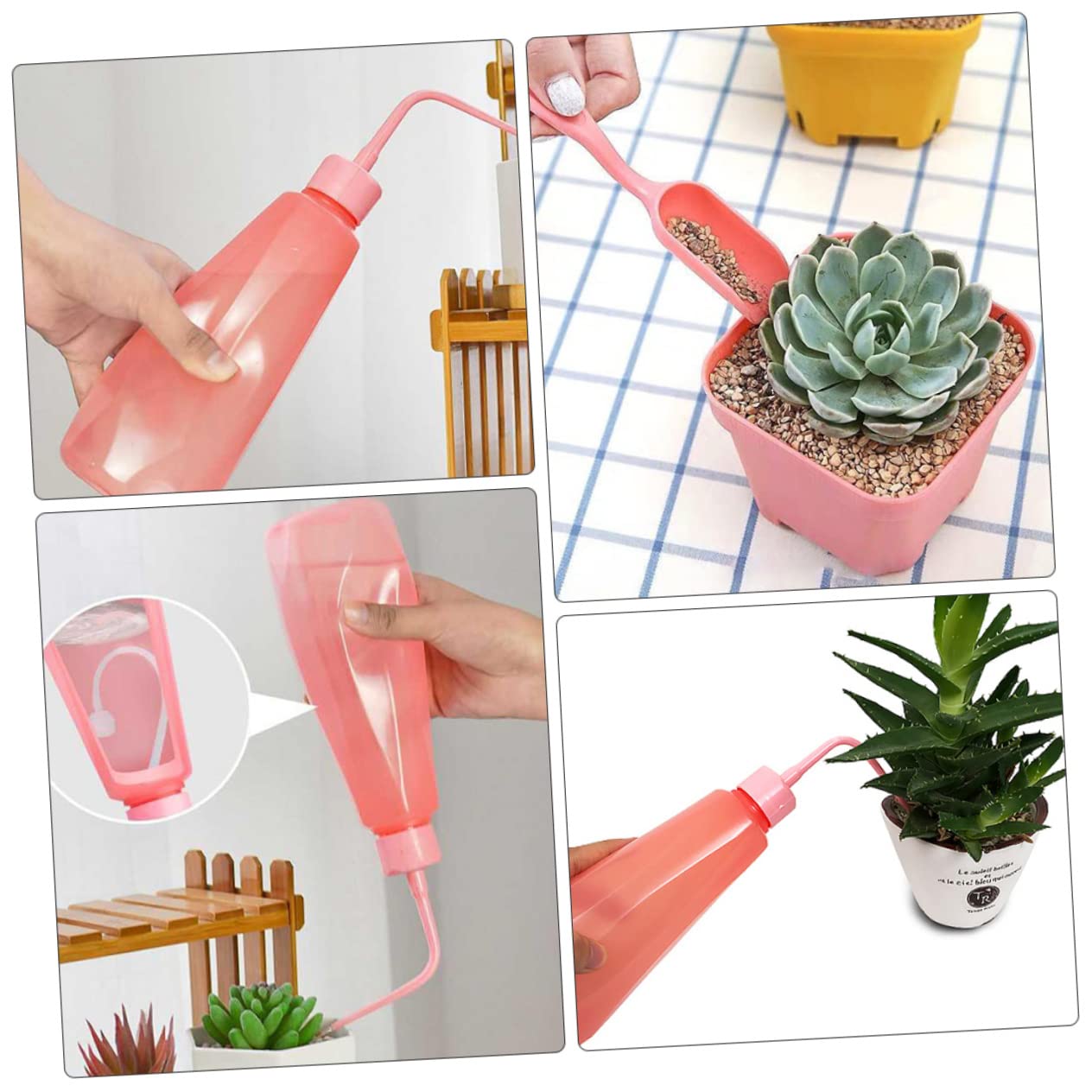Mipcase Herramientas para Plantar Suculentas Kit de Herramientas Manuales para Jardín para Trasplantar Plantas Accesorio de Jardinería para Uso Macetas Color Aleatorio