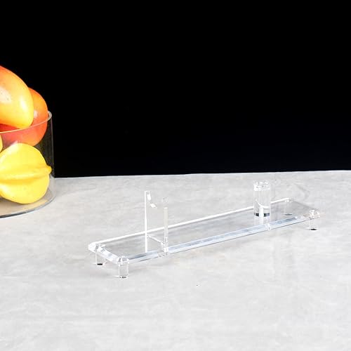 Miniatura 7 de Soporte de exhibición de cuchillos de acrílico, cabina rústica para el hogar, negro, colección de cuchillos de hoja fija, soporte de espada