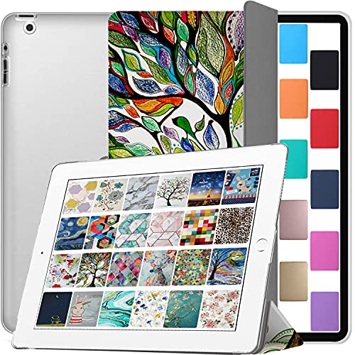 Image of DuraSafe Cases For iPad 9.7 Inch 4 3 2 Generation [iPad 4th 3rd 2nd Old Model ] A1458 A1416 A1395 A1458 A1416 A1395 MC705HN /A MD328HN /A MD333HN /A PrintediPad Cover with Frosted Hard Back - Olivia Tree