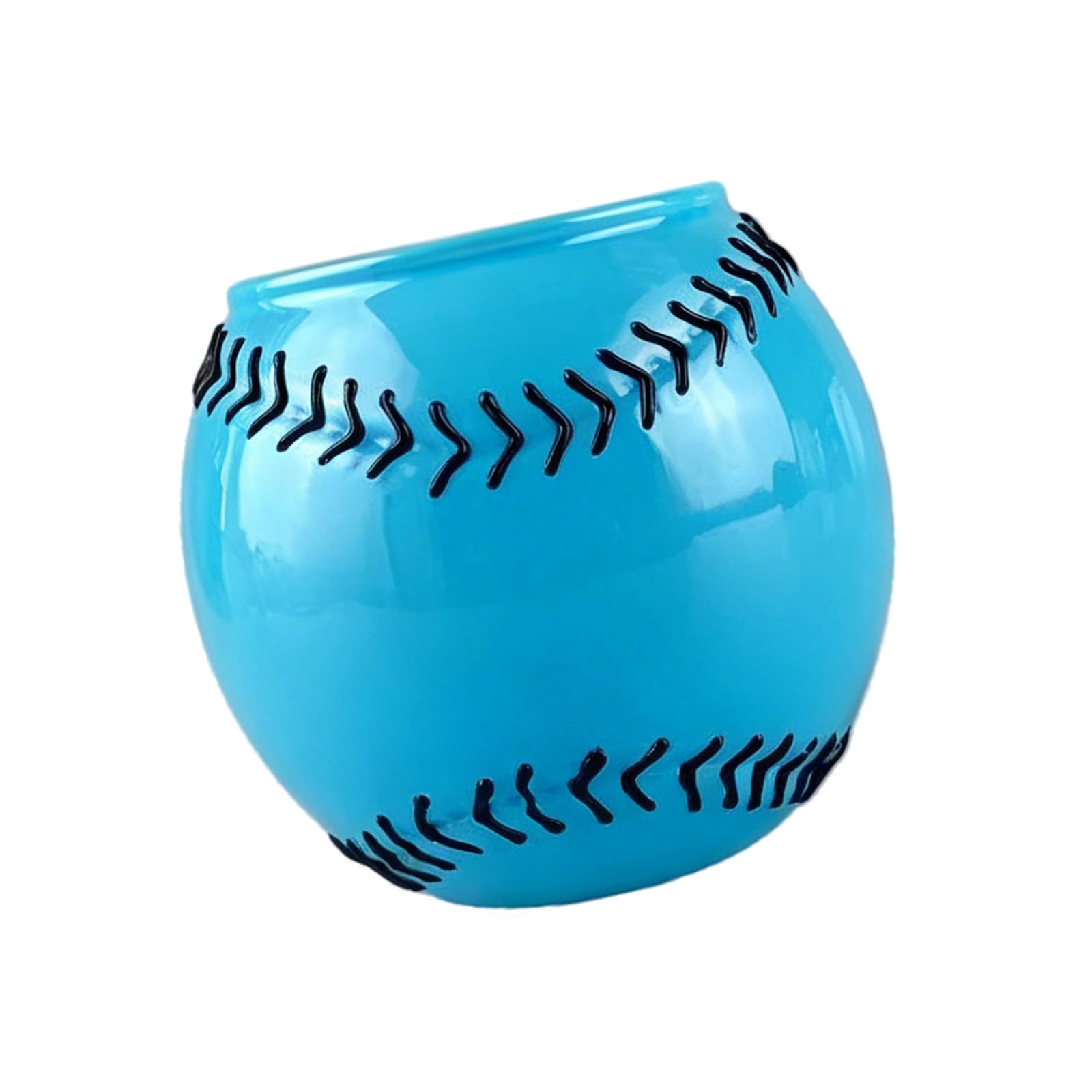 Nucelit Unique Baseball Shape Whiskeys Decanter Glass Bottle Collectible Sports Drinkware for Home Pubs and Sports Themed Decors Baseball Shape Whiskeys Decanter