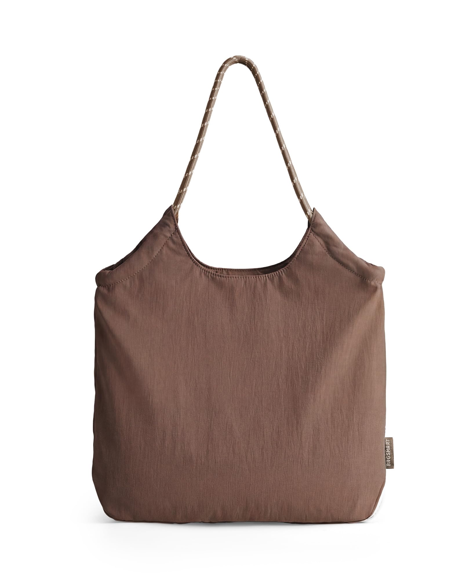 BAGSMART Beach Bags for Women, Beach Tote Bag Beach Bag with Zipper Travel Tote Bag for Women Sandproof Swim Pool Bag | Packable Beach Bag, Beach Essentials, for Travel, Gym, 12.5L Medium Tote, Lightweight, Water-resistant