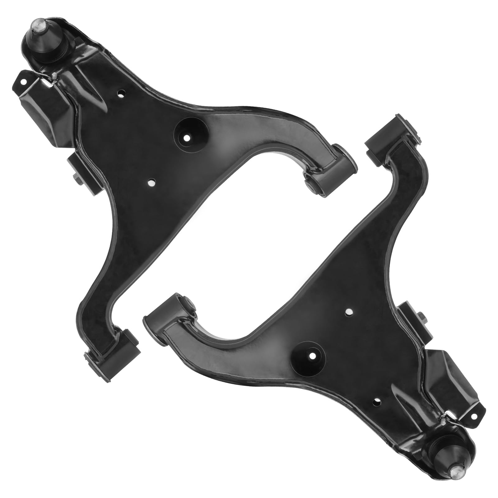 TRQ Front Lower Control Arm with Ball Joint LH & RH Pair Set of 2 for Saab 9-5 PSA62349