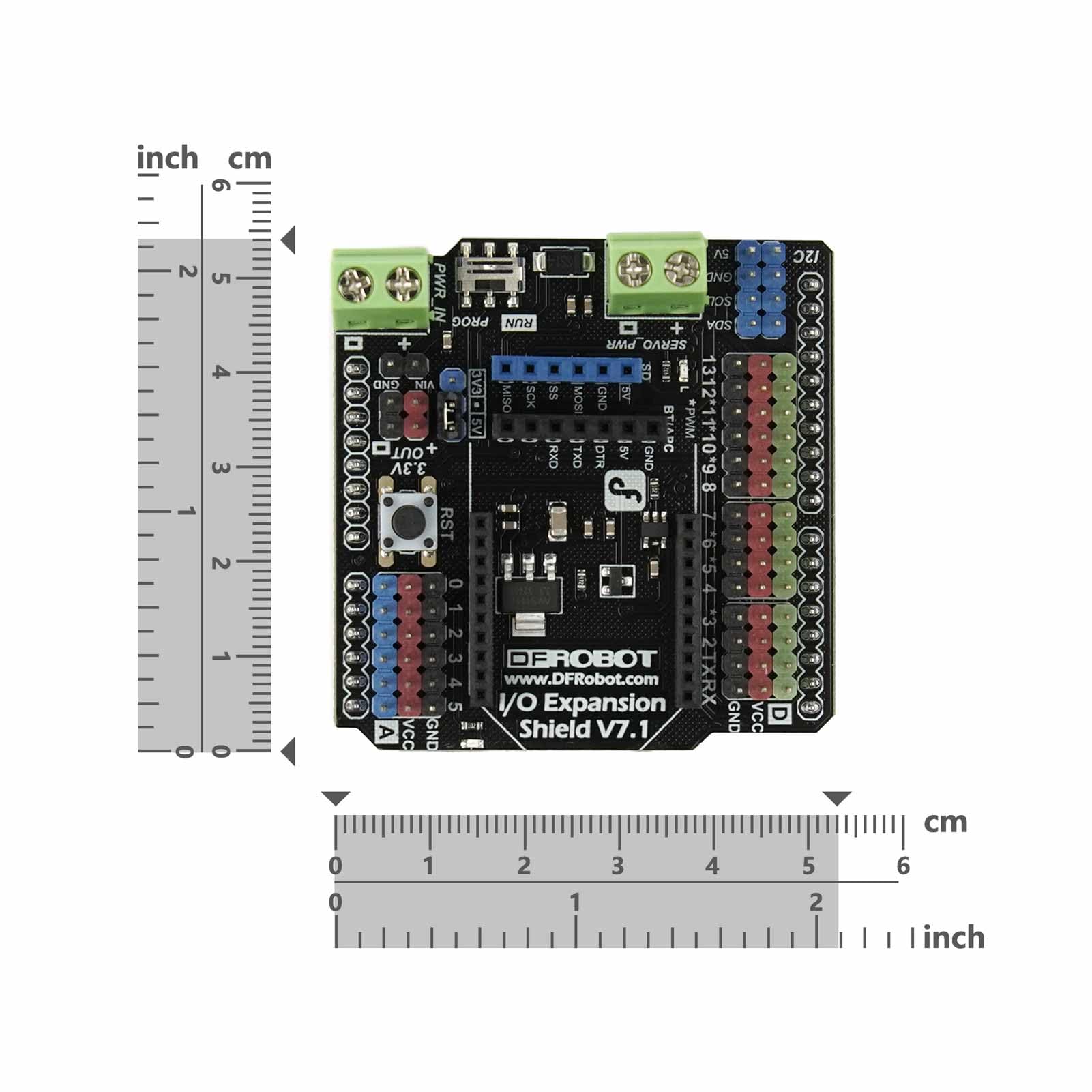 Snapklik.com : DFRobot Gravity: IO Expansion Shield For Arduino V7.1