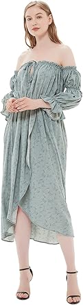 Anna-Kaci Womens Boho Long Sleeve Dress