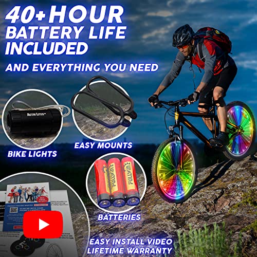 image for Activ Life Bike Wheel Lights (1 Tire, Color-Changing) Top Easter Baske