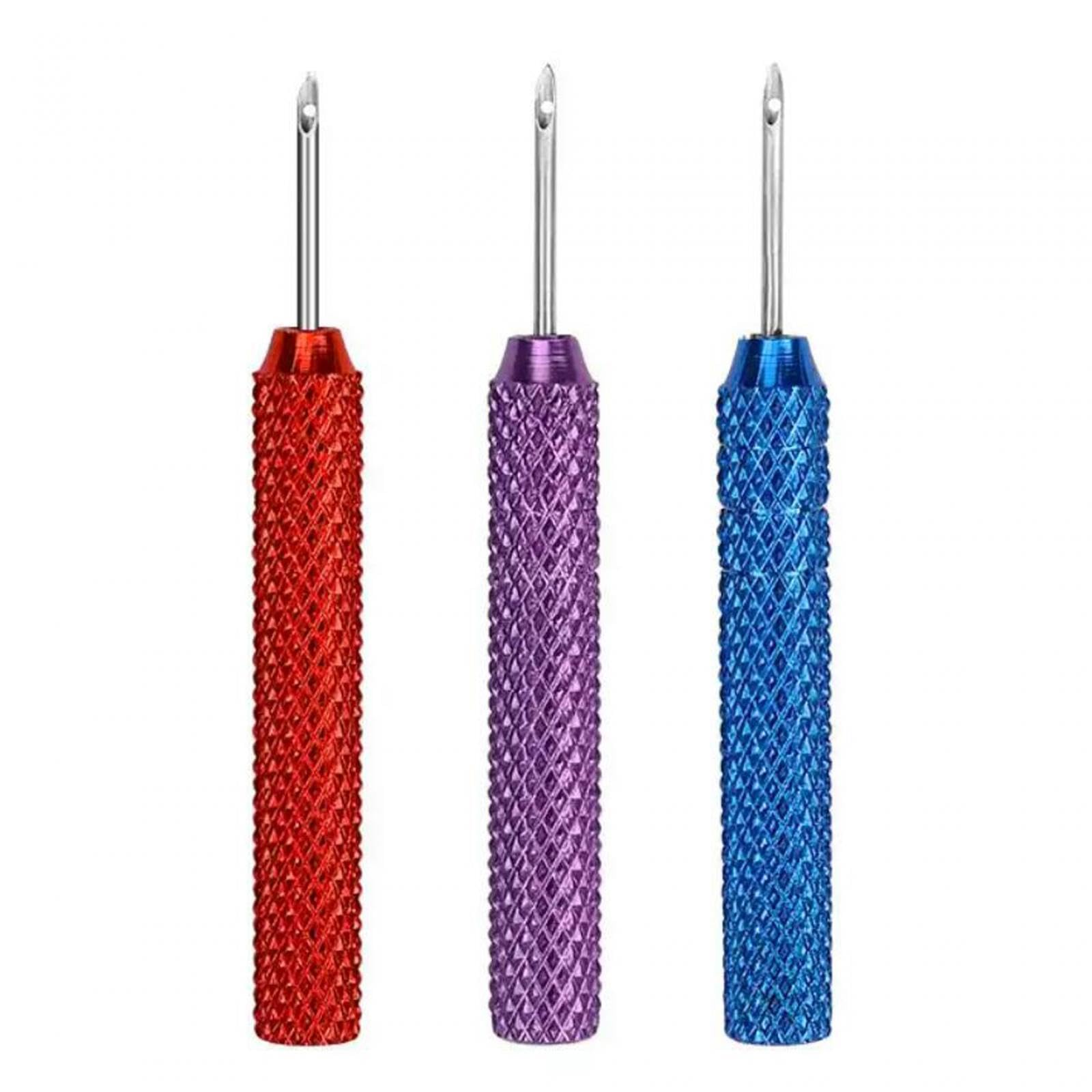 KIXZSAZ Embroidery Punch Needle Wool Felting Pins Adjustable Handle Comfortable Ergonomic Tool for Pin Felting for Creative Projects Rugs Making Russian
