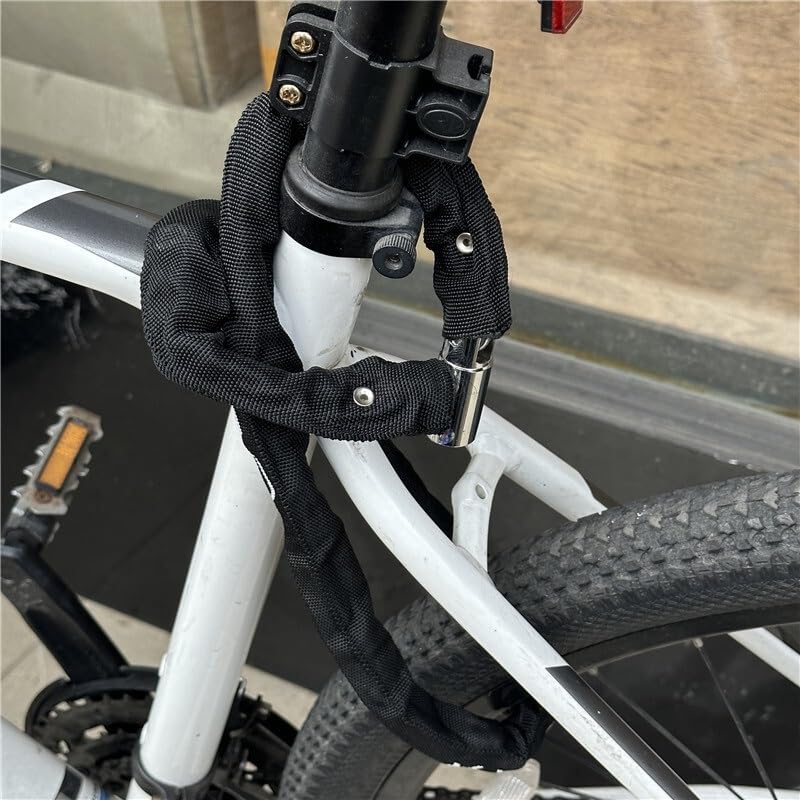 Serrure de chaîne vélo robuste antivol étanche double verrou - 4