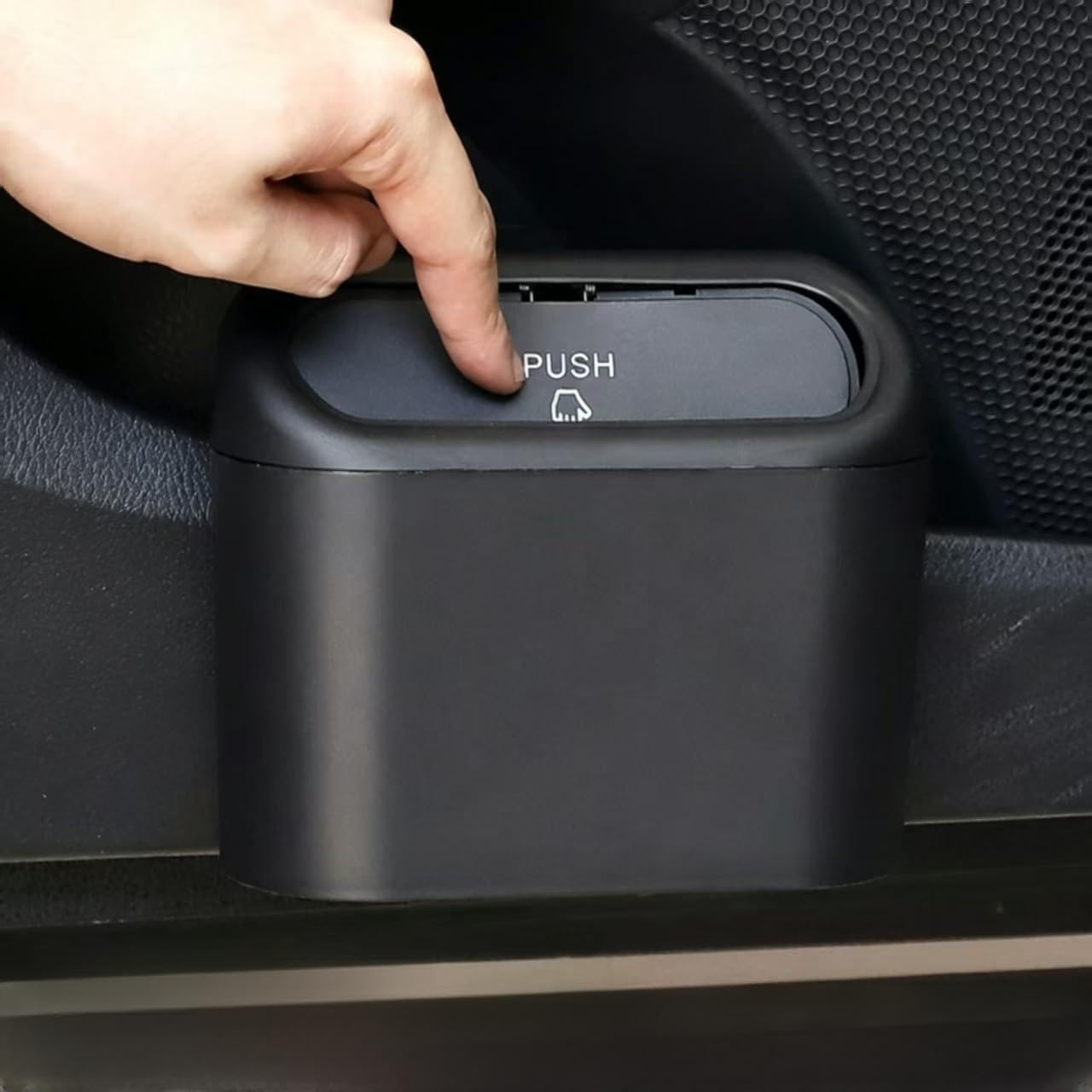 QIZUN 1 Pc Car Trash Bin Suitable for Audi A5 Coupé 8T 2007-2016, Waste Disposal Liner Leakproof Litter Cup Automotive Interior Refuse Collector