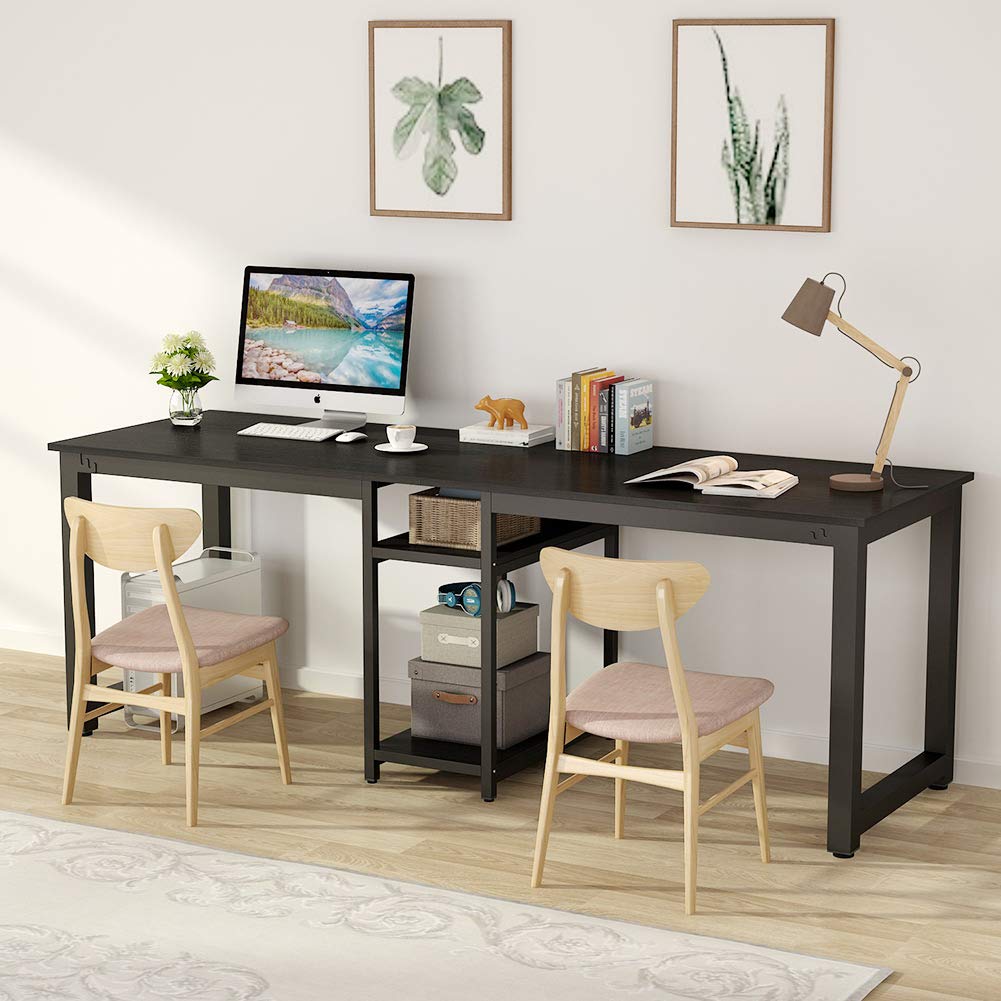 Buy Tribesigns 78 Inches Computer Desk, Extra Large Two Person Office