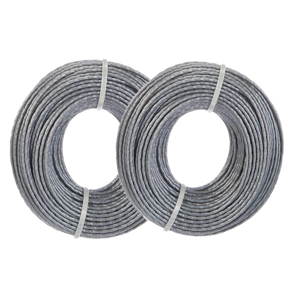Senda 2Pcs Replacement Strimmer Line, 24 m/1.6 mm M Trimmer Spool Nylon Wire Model F016800462 Compatible with Bosch ART 30-36, ART 24, ART 27, EasyGrassCut 18, 23, 26 and UniversalGrassCut