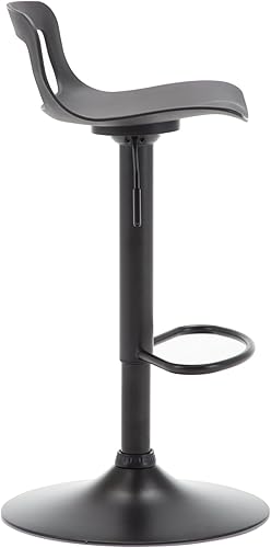 Miniatura 6 de NOBPEINT Taburete de bar giratorio ajustable con elevación de aire cromado contemporáneo, juego de 2, negro Negro -,Verde,Gris,Blanco