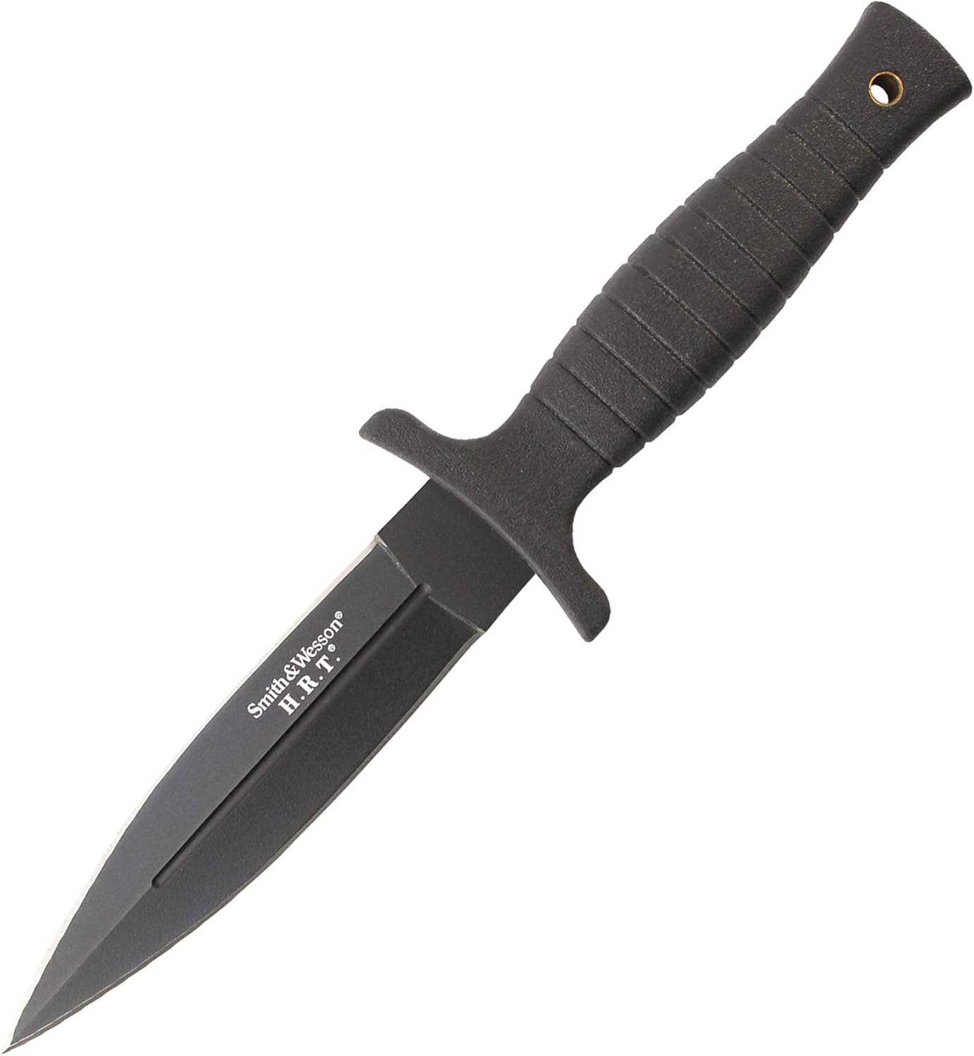 SWHRT9B 9in High Carbon S.S. Fixed Blade Knife with 4.7in Dual Edge Blade