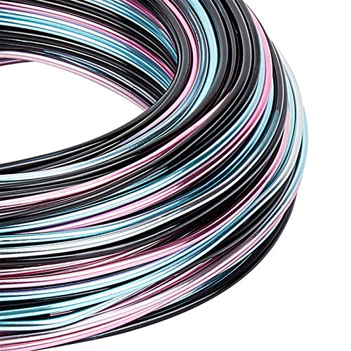 Fil aluminium pliable BENECREAT 40m anti-nœud avec boîte pour loisirs d'art
