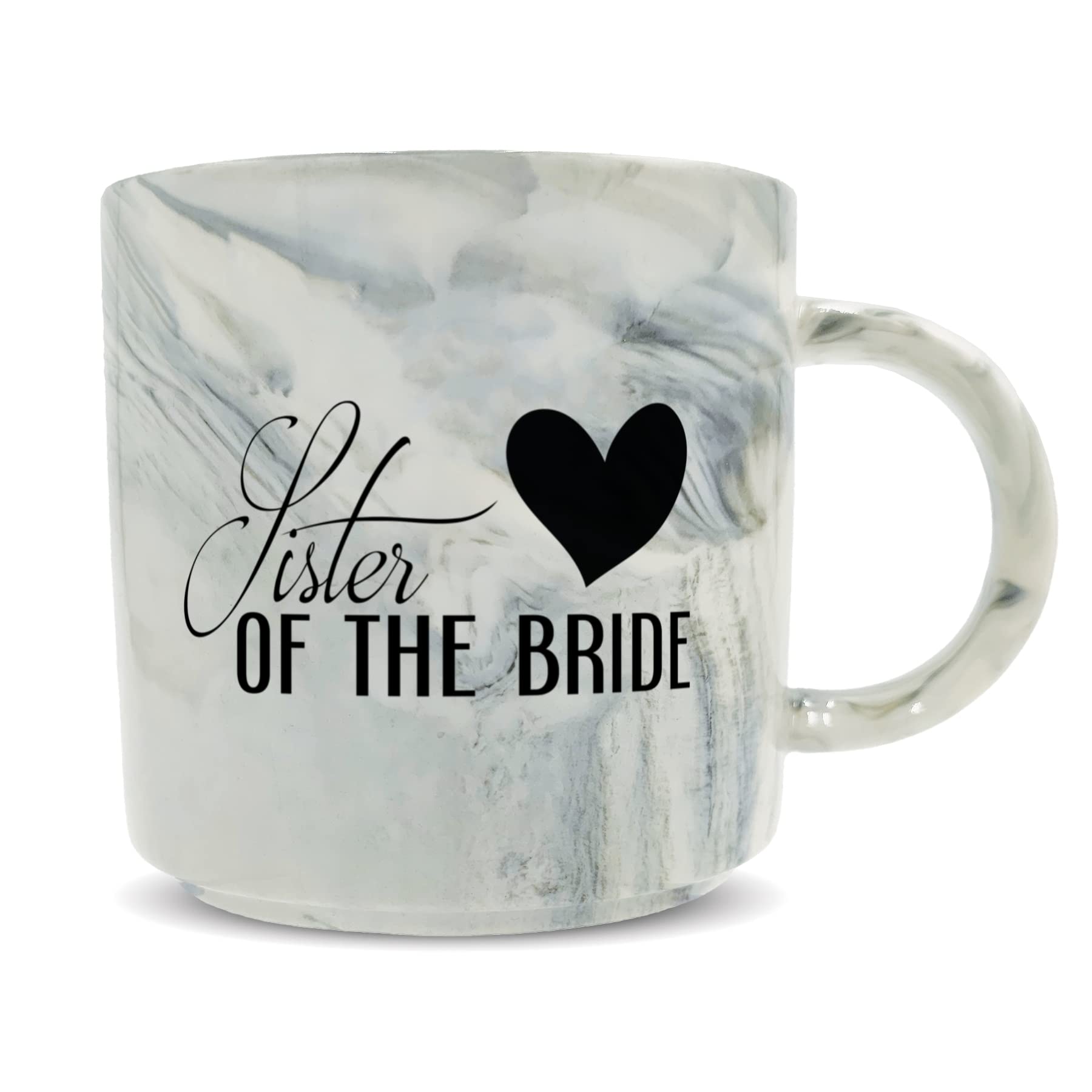 Hippowarehouse Sister of The Bride Printed Mug Various Colour Options Ceramic Cup Kitchenware 11oz