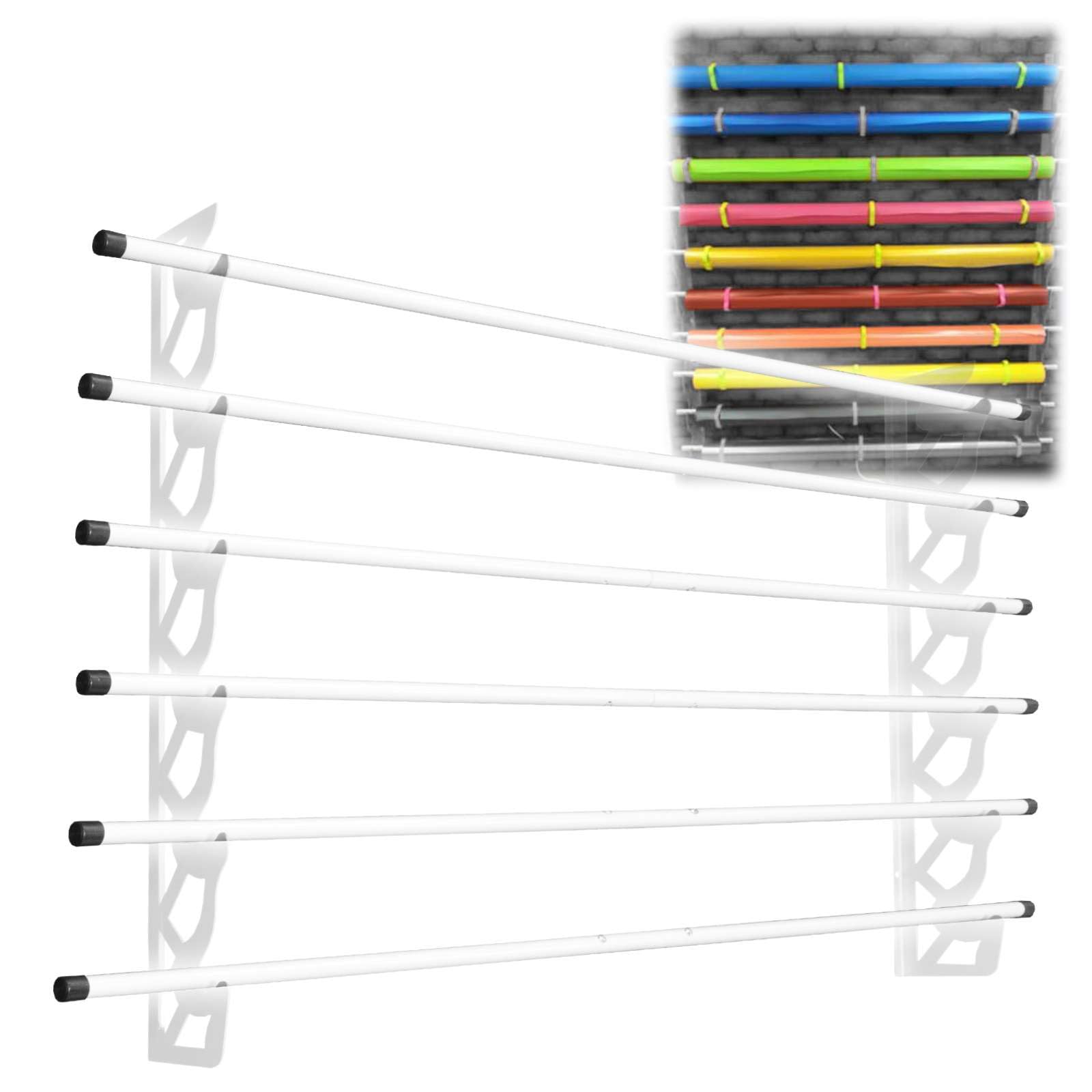 Tube ONLY Hold 6 Rolls Media Storage Auto Car Vinyl Wrap Fabric Decal Holder Graphic Wall Rack Mount for 60