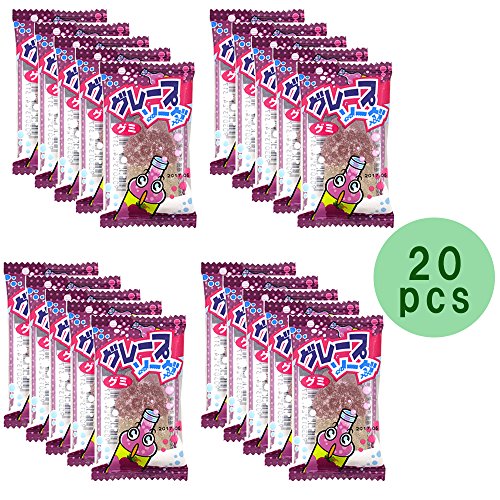Grapa Soda Caramelos Gummy 0.4oz 20pz Japoneses miniatura 2