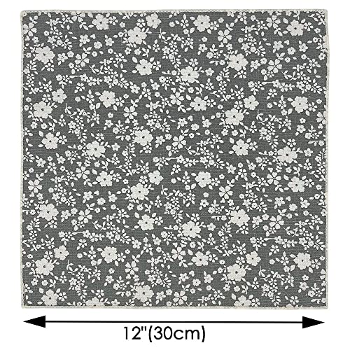 Image of Kebocis Men's Floral Pocket Square Handkerchief for Men