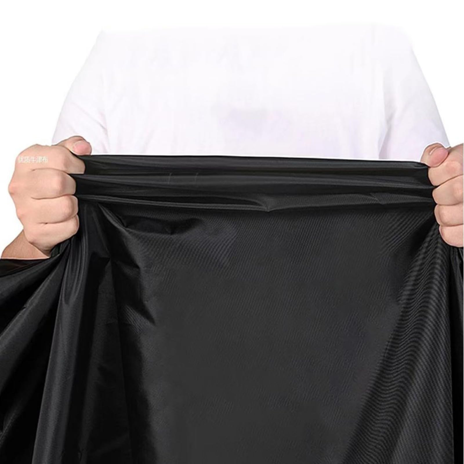 Housse de tapis de course imperméable et pliable pour machine de course à pied, tapis de course d'extérieur, housse anti-poussière et anti-poussière - 200 x 95 x 150 cm (noir, 200 x 95 x 150 cm)