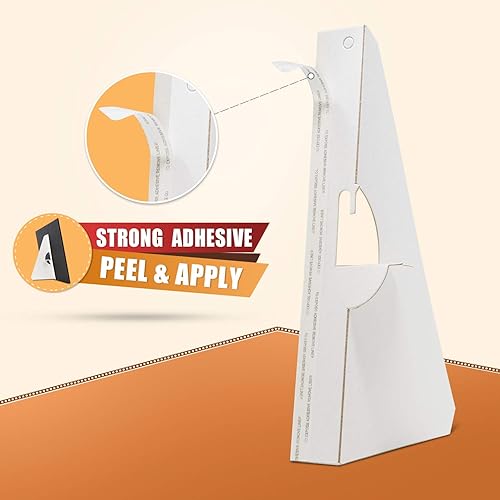 Miniatura 3 de Lineco Paquete de 25 carteles de caballete de cartón de 9 pulgadas, soporte de caballete autoadhesivo, lienzo, fotografías, folletos, carteles,