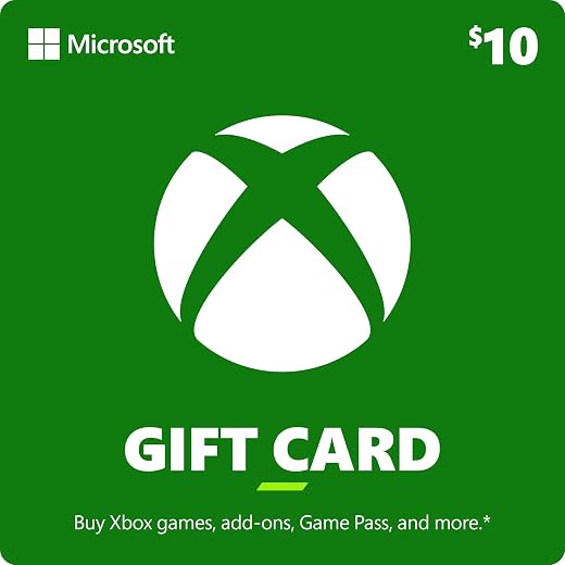$10 Xbox Gift Card [Digital Code]