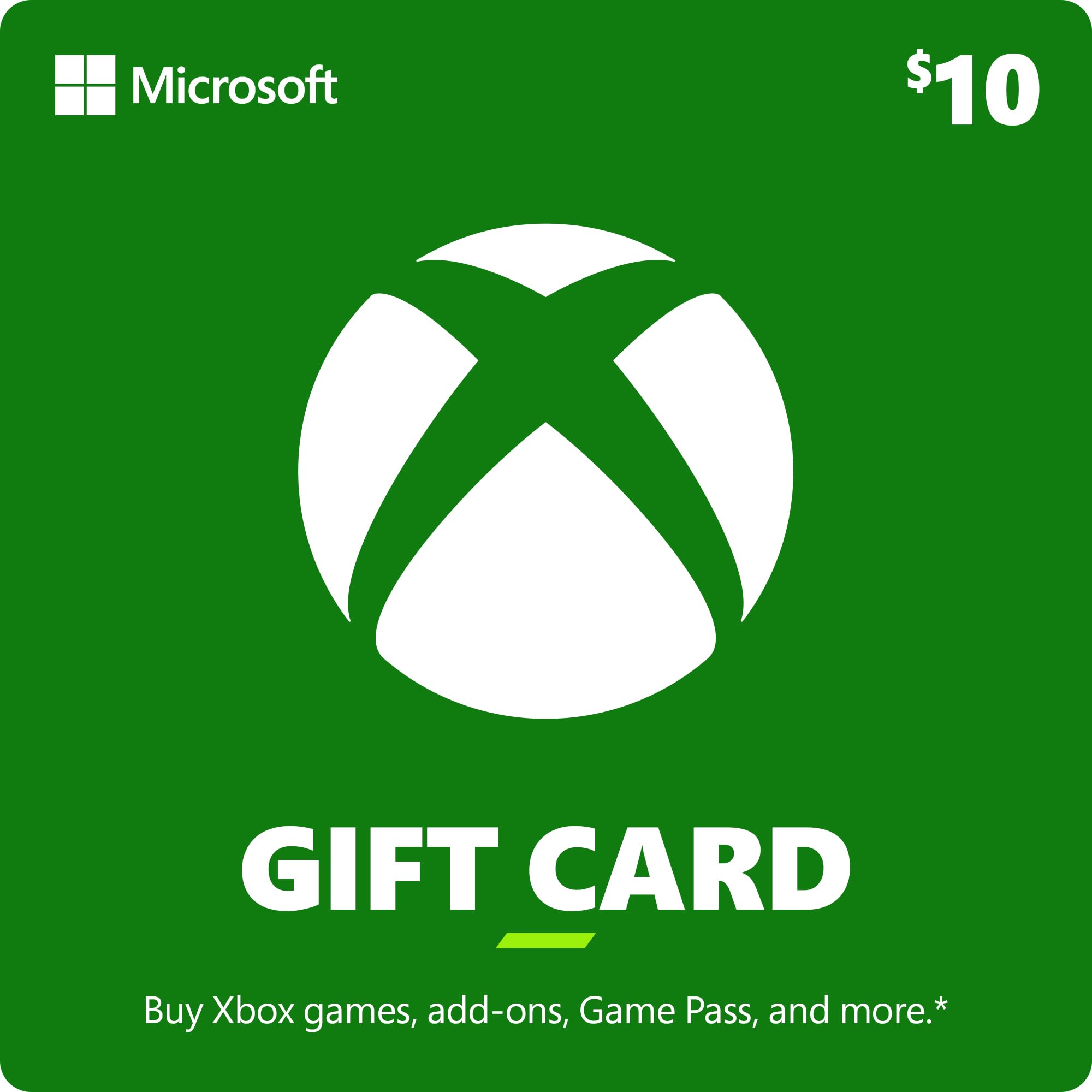$10 Xbox Gift Card [Digital Code]