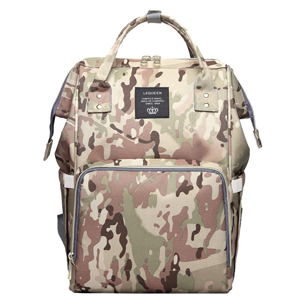 Armbq Camo Diaper Bag Backpack Multi-Function Diaper Bag for Baby Care Essentials Waterproof Travel Baby Bag for Mom Dad