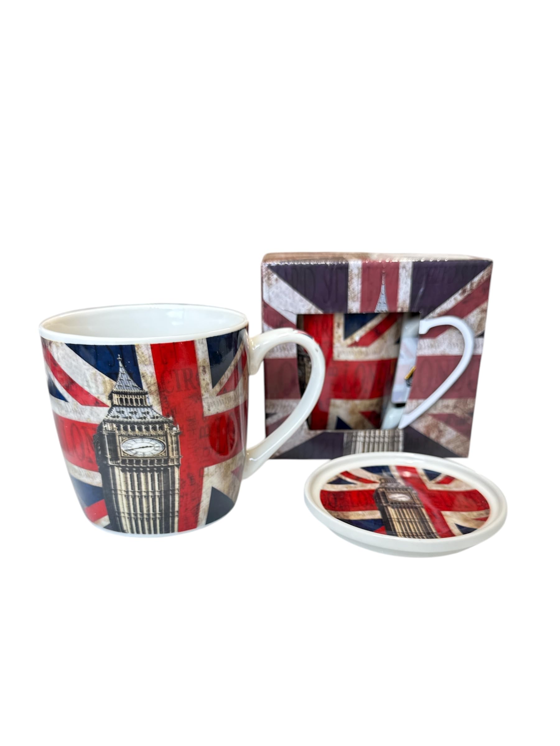 Union Jack Mug .Ceramic London Souvenir Mug London icon Cup. (Union Jack Mug) โ image 1