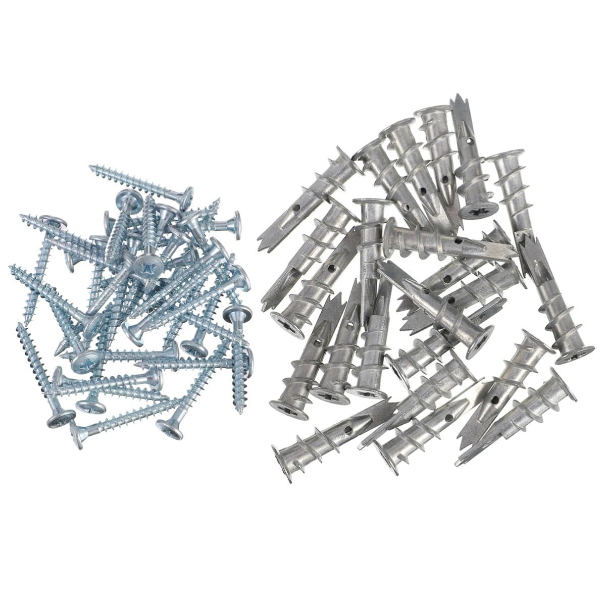 200 Piezas Anclajes de Pared Autoperforantes, Tornillos