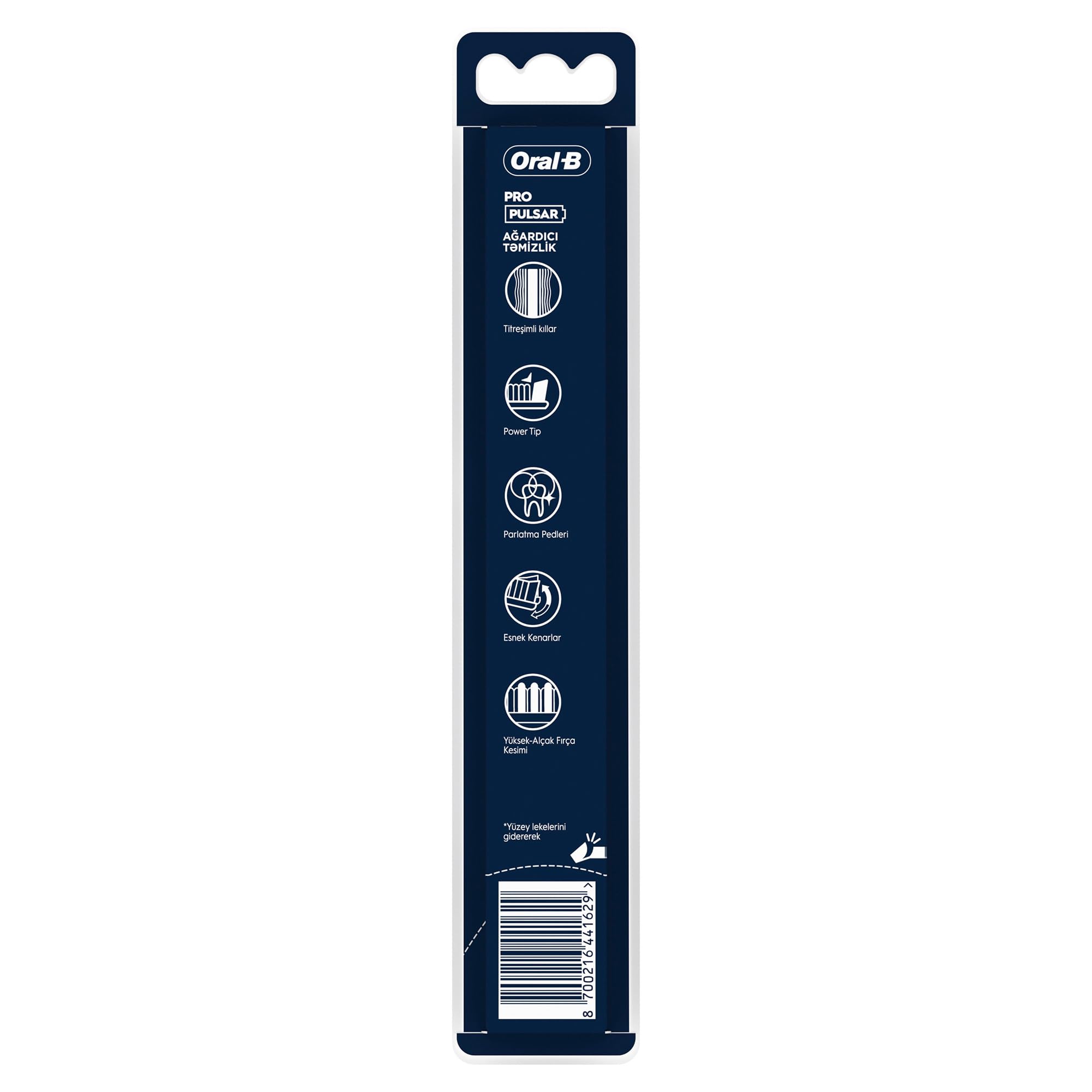 Oral-B Pro-3DWhite Pulsar Beyazlık Pilli Diş Fırçası, Orta Sertlik (3 paketi)