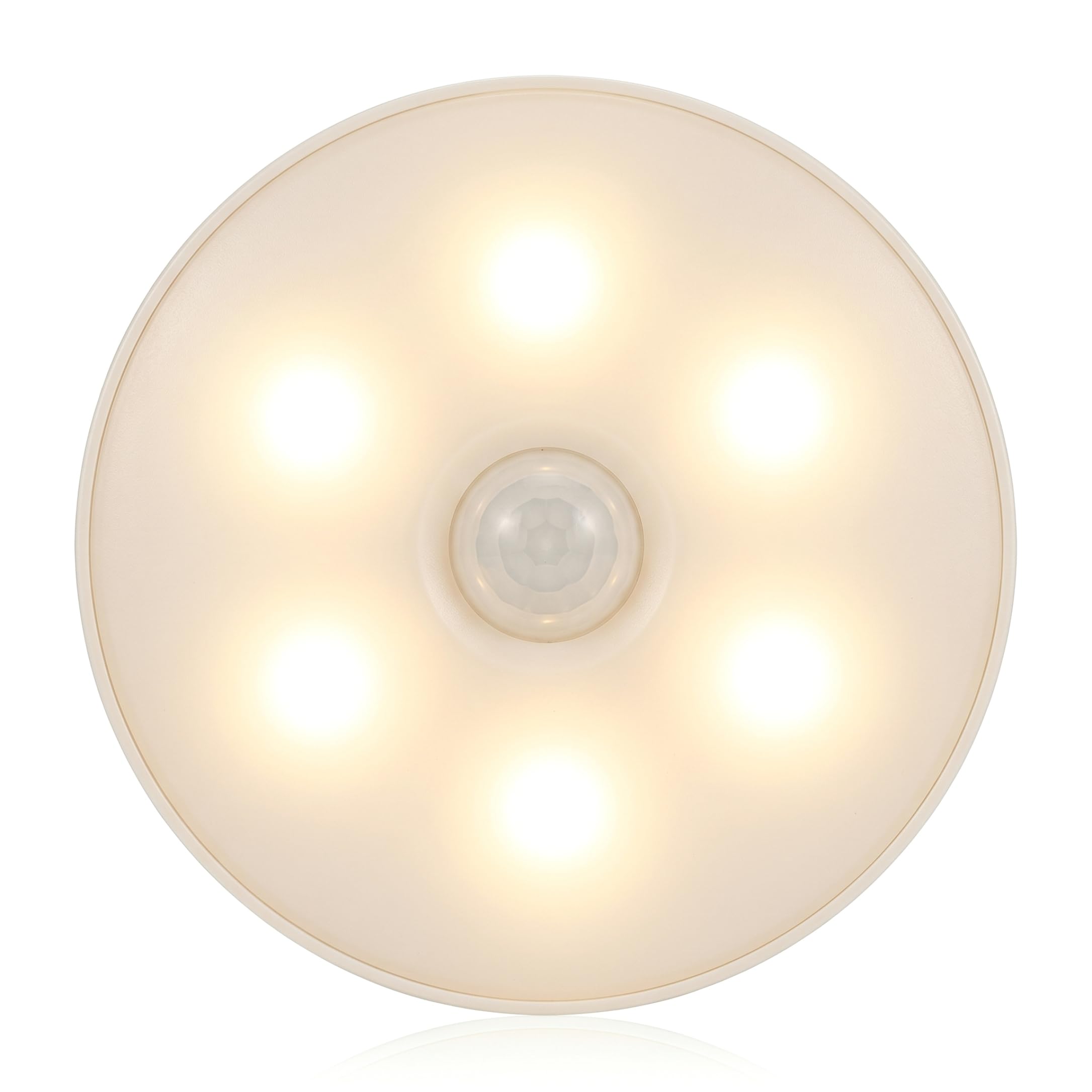 Tsawntd Motion Light Indoor, Rechargeable Motion Lights Magnetic Mount & Adjustable Dimming Nightlight for Stair, Bedroom, Bathroom, Warm Sensor Lights Indoor Activated Light