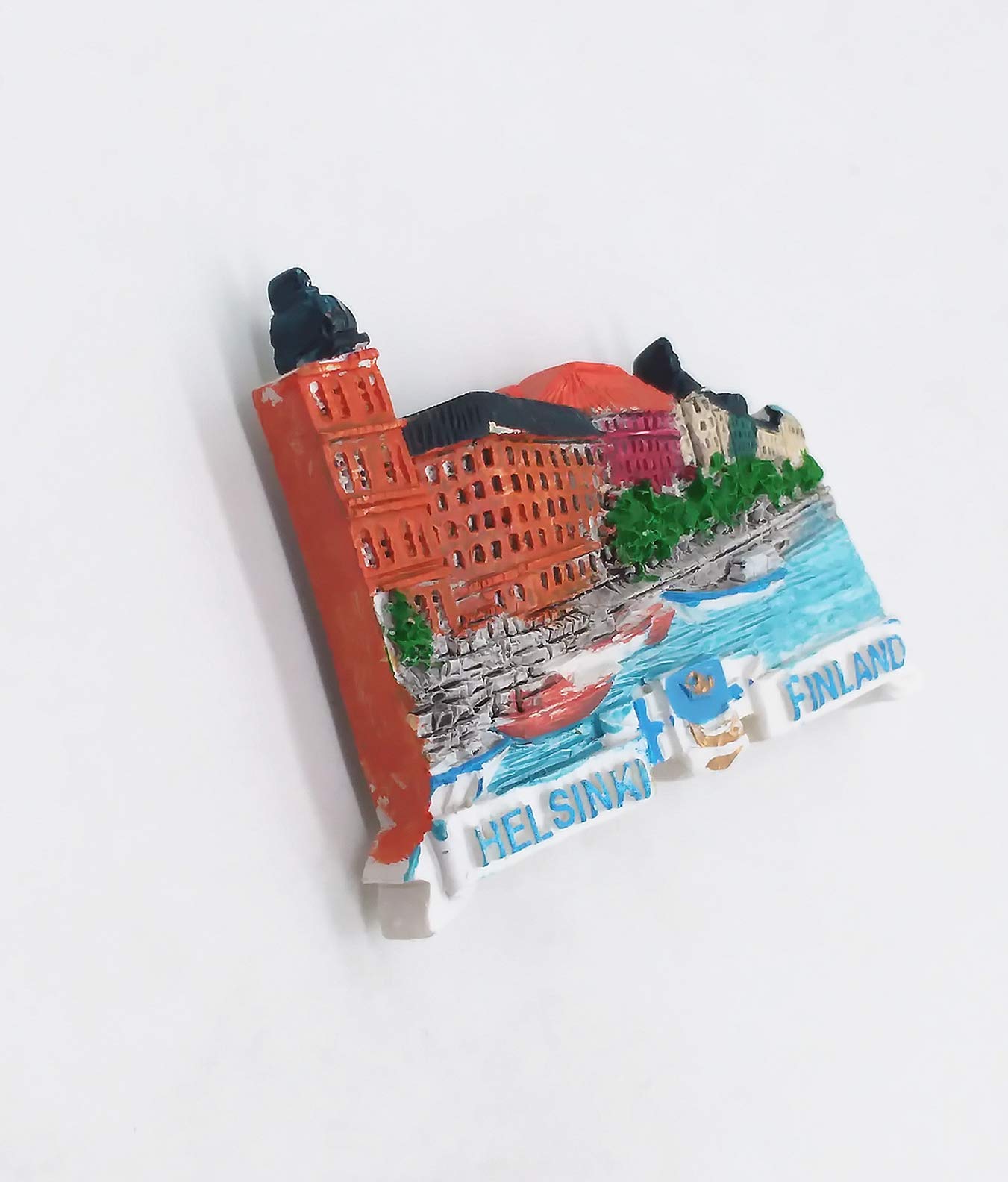 Magnete Frigorifero 3D Finlandia Con Alce - Souvenir Turistico In Resina, Dimensioni 5x9 Cm - 2