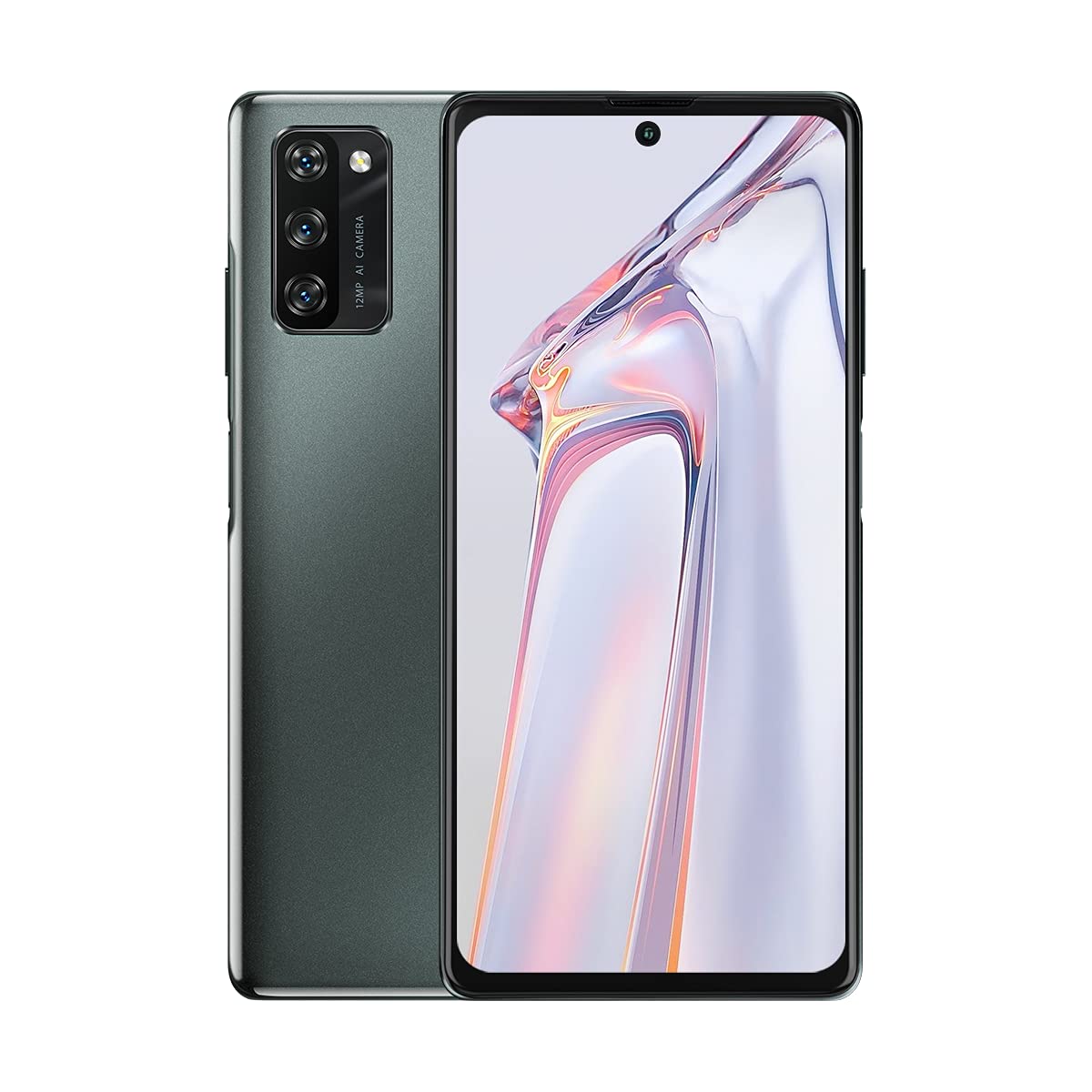 Blackview A100 Helio P70 Octa-core Processor 6GB RAM 128GB ROM Android 11 6.67" FHD+GPS+GLONASS+Beidou 4680mAh 8MP Wide-angle Camera 12MP Sony® IMX362 Depth Camera Side Fingerprint NFC (Black)