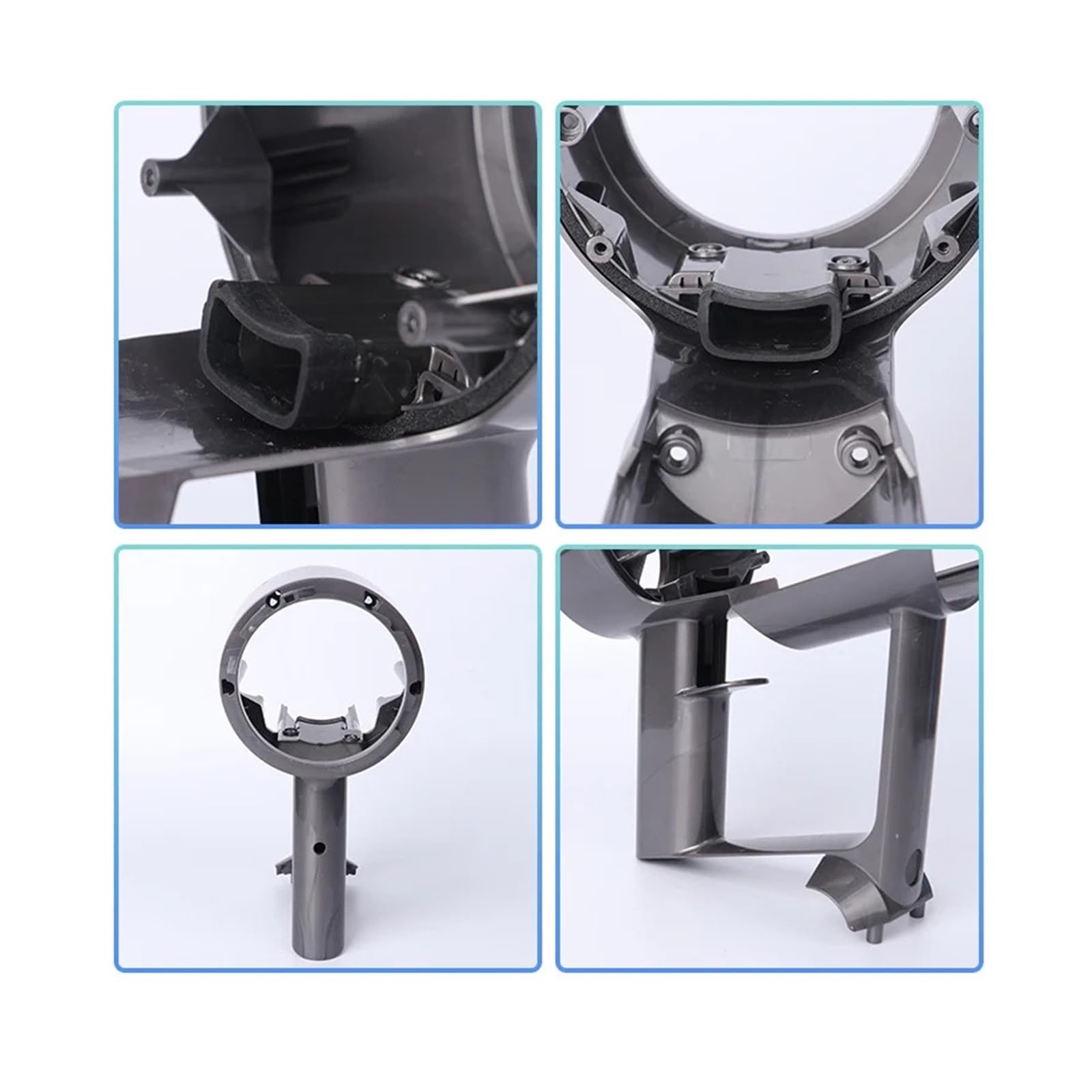 Carcasa de Mango, Compatible con Dyson, V11 SV14 | Pieza de carcasa de mango del conjunto de motor para aspiradora, metal y plástico ABS(Motor add Shell)