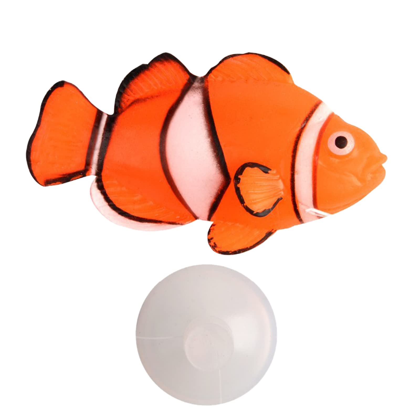 Xanhoy Ugly Fish Artificial Moving Fish Floating Silicone Fish With Suction Cup Fish Aquarium Decorations For Fish For