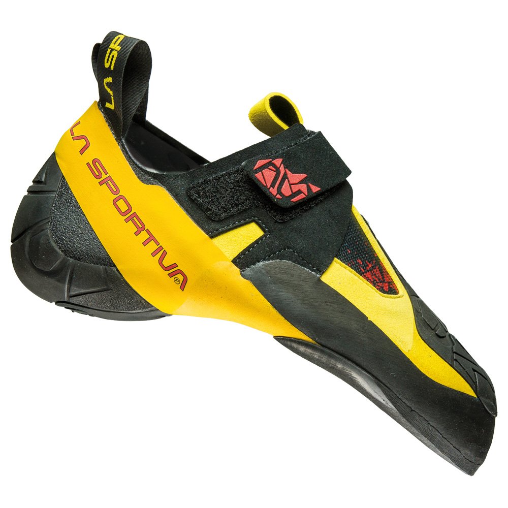 La Sportiva Skwama Black/Yellow, Zapatillas de Escalada Hombre