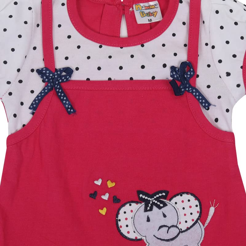 Image of NammaBaby Baby Girl's A-Line Mini Frock Dress (Pack of 1)