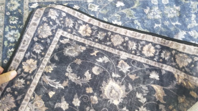Tapete Floral Vintage Wonnitar 8x10 Lavable miniatura 7