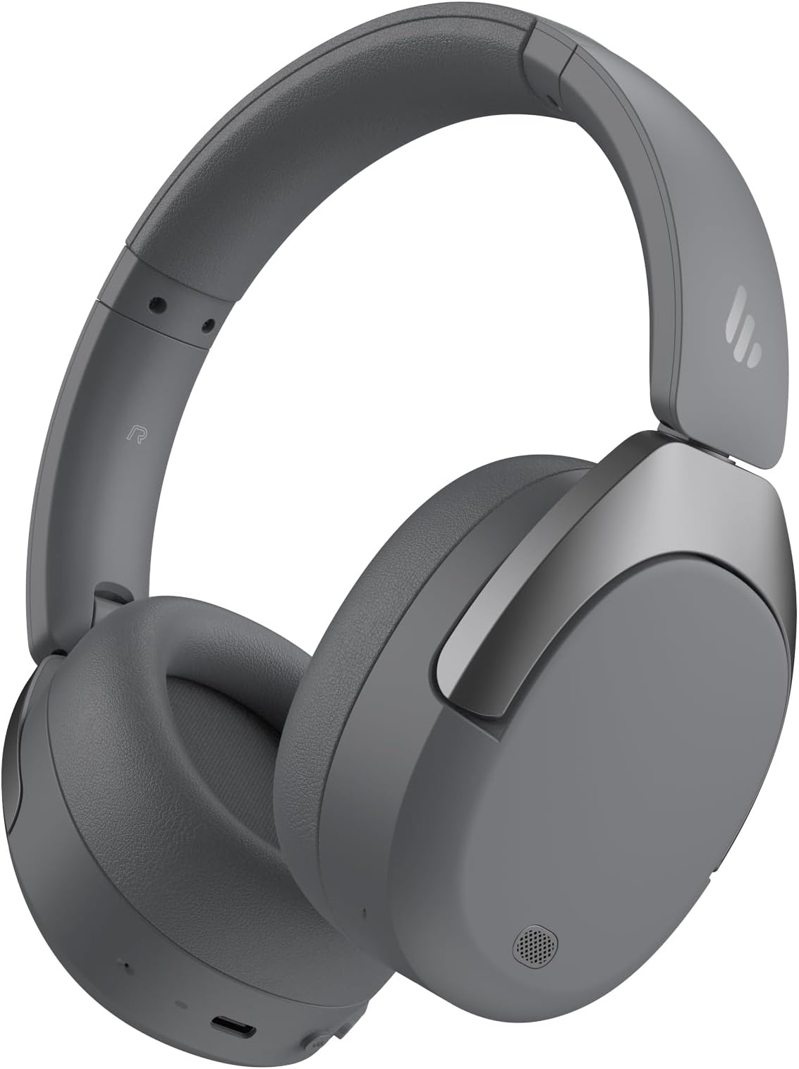 W830NB Active Noise Cancelling Wireless Over-Ear Headphones, Foldable Lightweight Bluetooth Headset with Hi-Res Audio, Dual Device Connection, 94 Hours Playtime Fast Charging (Grey)