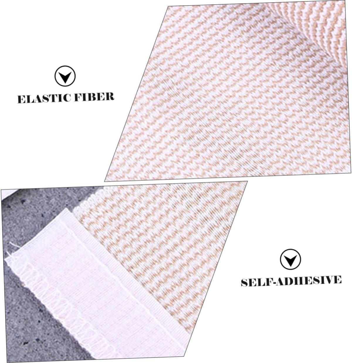 2 Rolls Reusable Self Adhesive Elastic Bandage Wrap Wide Breathable Athletic Sports Compression Tape for Injury Support Wrist Ankle Knee