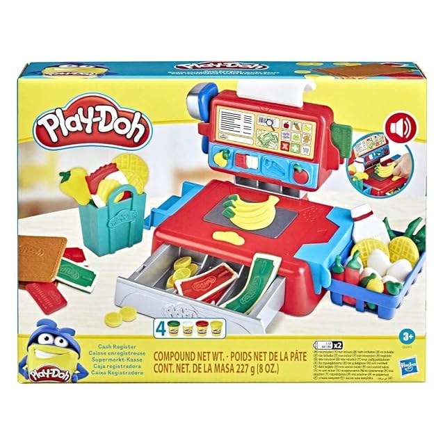 Foto 4 de 5 de Play-Doh Caja registradora de Juguete para niños de 3 años en adelante con Divertidos Sonidos