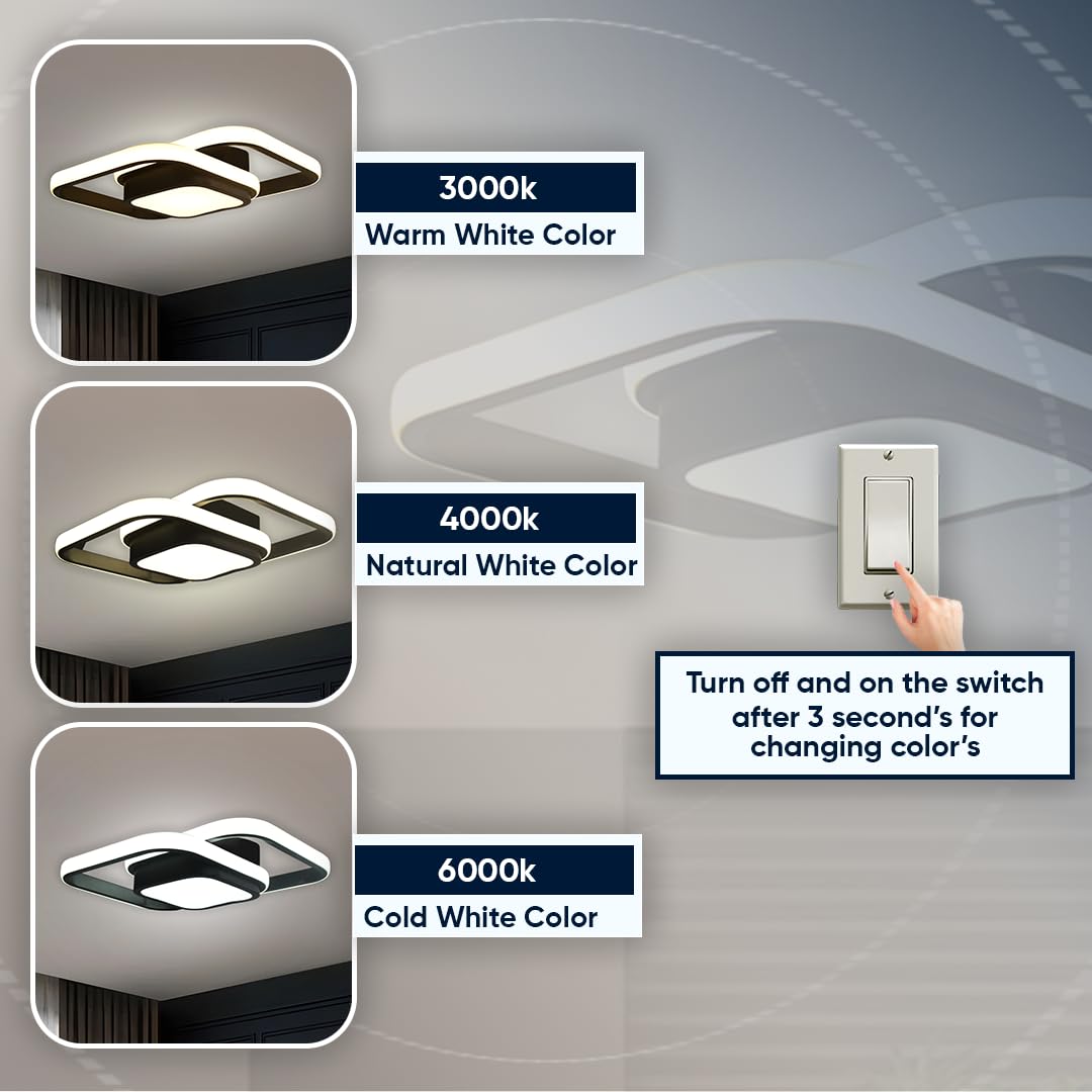 Lucent LED Ceiling Light - 3 Color Modes -5 Lucent LED Ceiling Light - 3 Color Modes -5