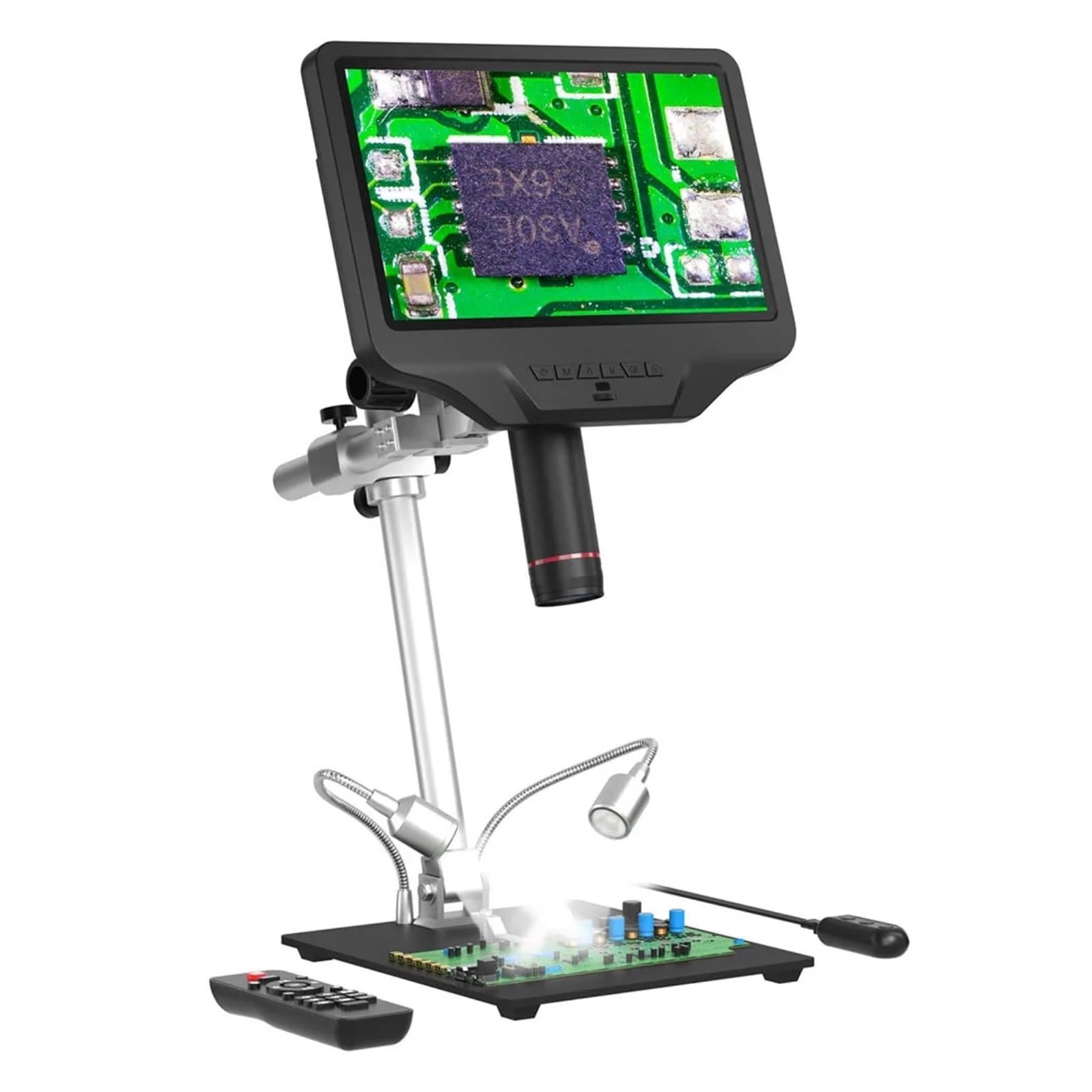 Z Endoskopem WIFI HDMI/USB 10.1 ''mikroskop Cyfrowy Pomiar Do Lutowania PCB Naprawa Elektroniki Telefonicznej Wyraźny Precyzyjny Szczegóły Bez Wysiłku