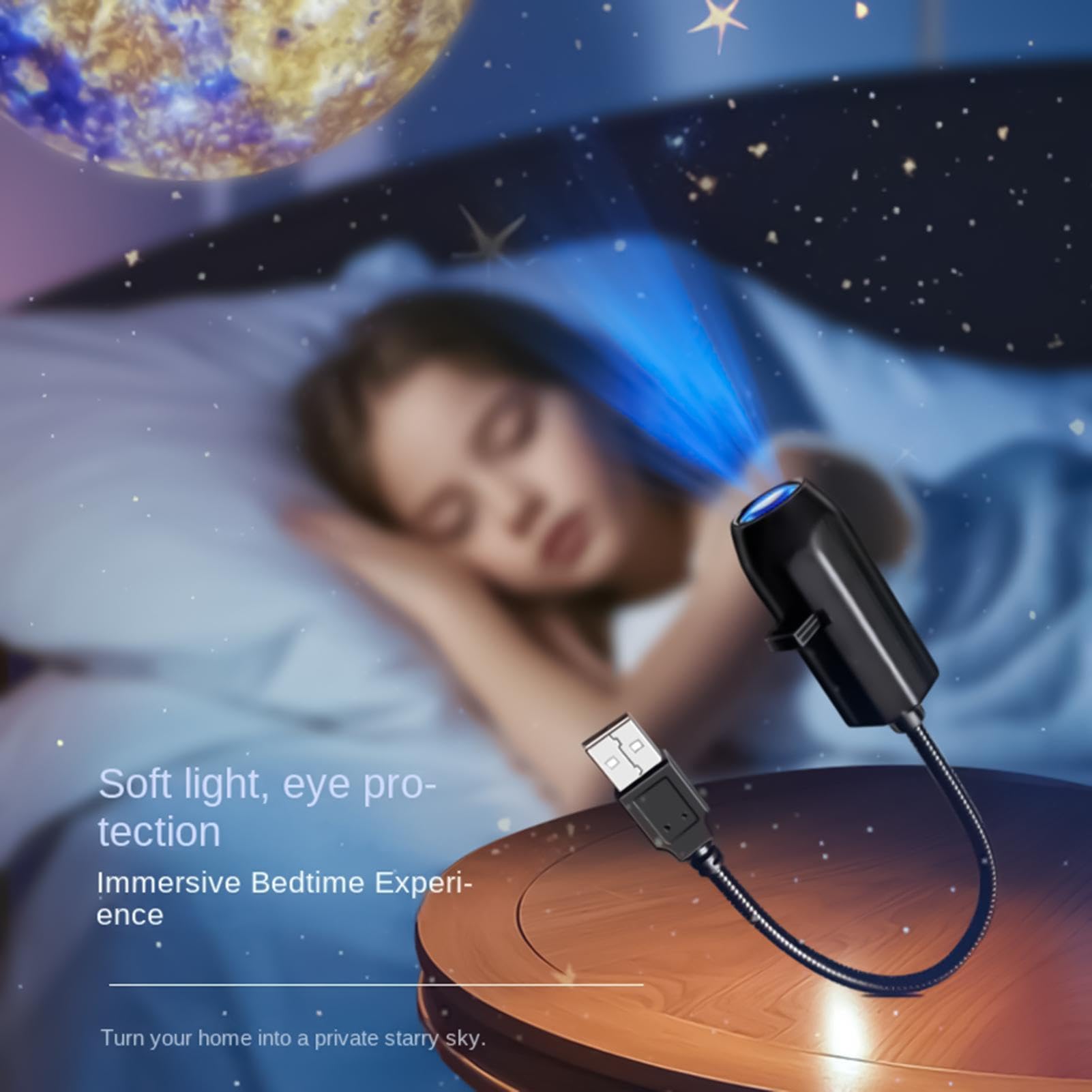 Galaxy projektor lampka nocna USB seria astronomiczna lampa samochodowa