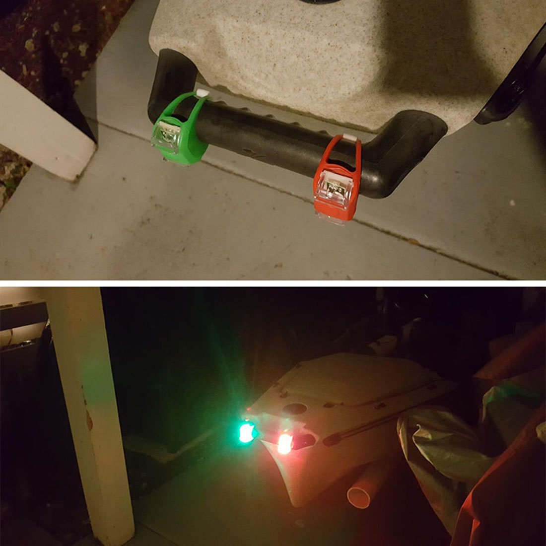 Botepon Battery Operated Kayak Navigation Lights, Marine Led Boat