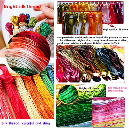 Findvoor Stamped Cross Stitch Pillow Kits Full Range Of Embroidery Pillow Patterns Starter Kits For Beginners Adult Kids Diy Cross Stitches Needlepoint Kits 11Ct-Vangogh Almond Blossom 17.7×17.7 Inch #TOP2