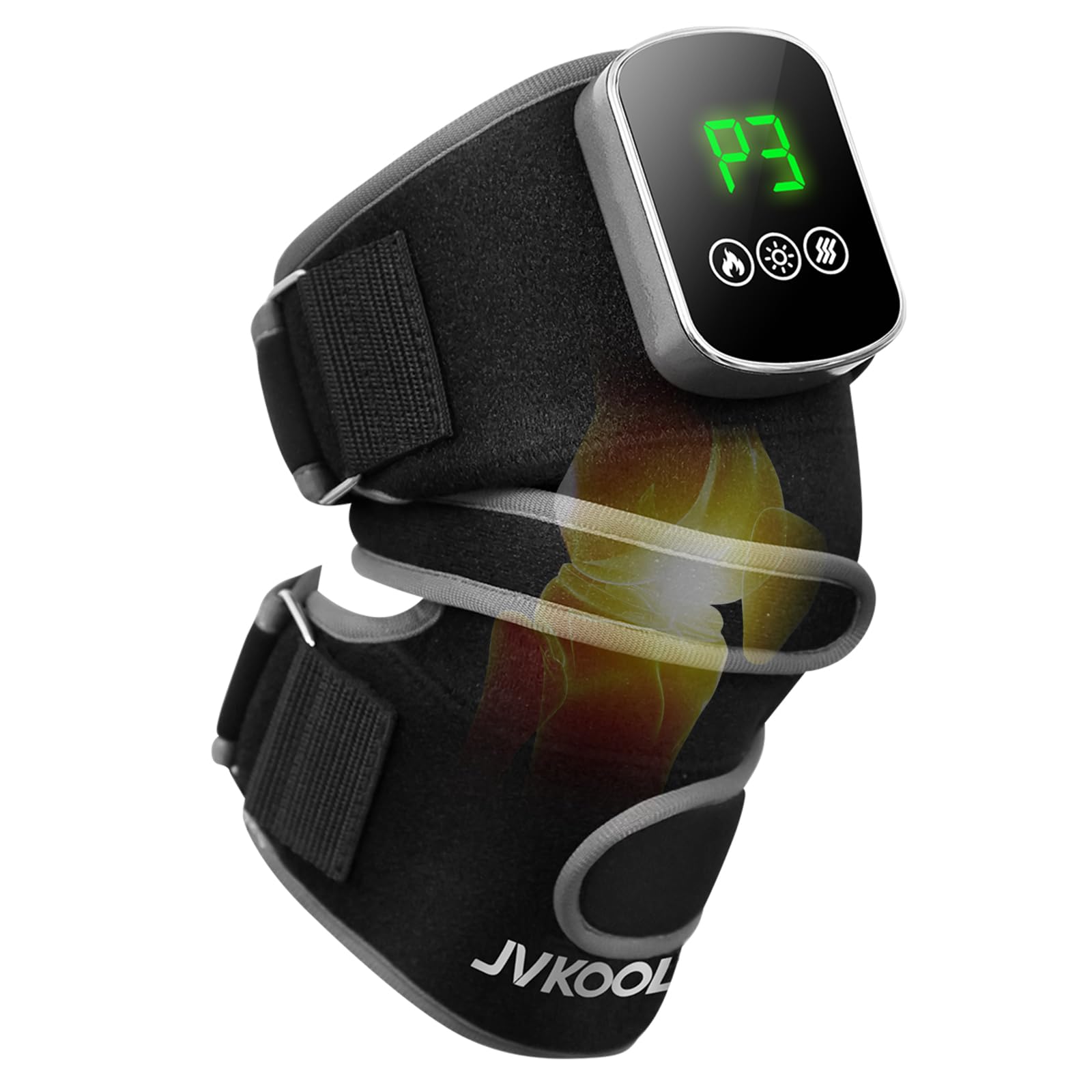 Knee Massager with Heating and Red Light Therapy: Infrared Light Therapy Vibration Moodes Knee Brace for Women - Muscle Relaxation Joint Care Pain Relief - Ideal Gifts for Active Men