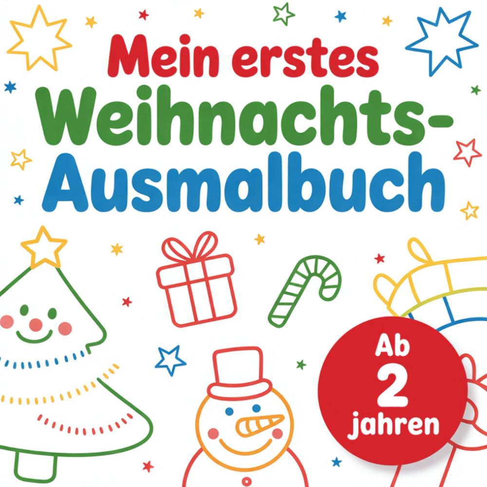 Mein erstes Weihnachts-Ausmalbuch